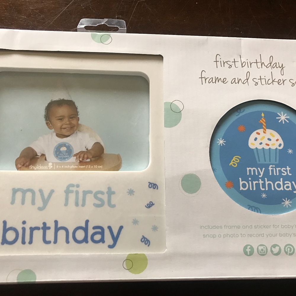 First Birthday Frame - Picture 2 of 3